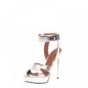 Sandale argintii Givenchy